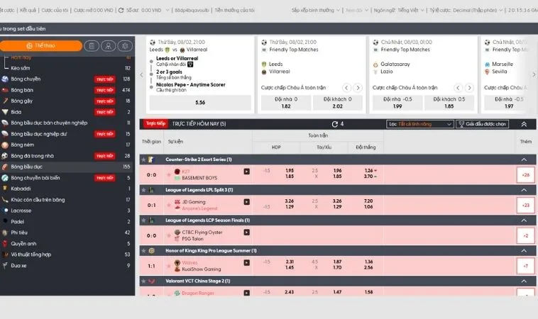 Hướng Dẫn Cách Chơi Thể Thao Điện Tử Tại King88 Từ A Đến Z 2 Bảng kèo cá cược Thể Thao Điện Tử Tại King88