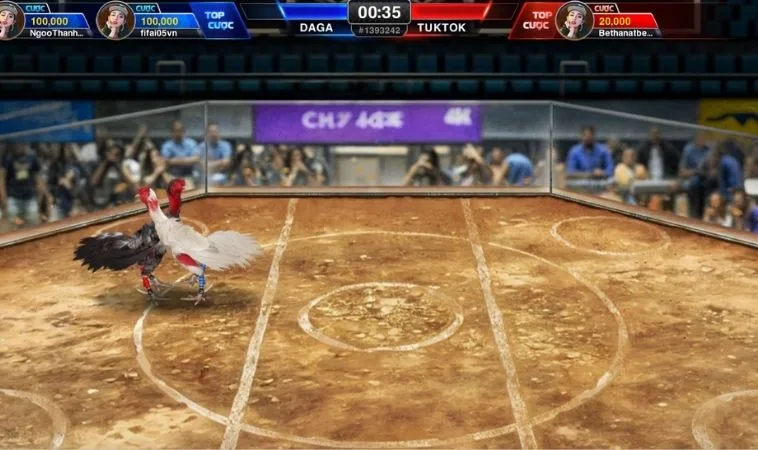 Cách Chơi Đá Gà 3D Tại King88 Chinh Phục Đấu Trường Ảo 2 Giao diện chơi Đá Gà 3D Tại King88