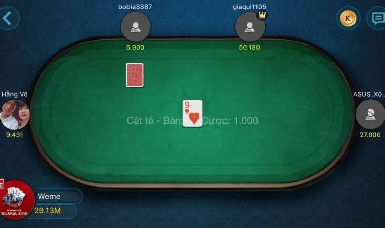 Bàn chơi Sắc Tê King88