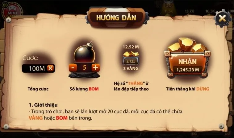 Chinh Phục Game Cut Stone King88 Chớp Nhoáng Nhận Thưởng Lớn 2 Hướng dẫn chơi game nhanh Cut Stone King88