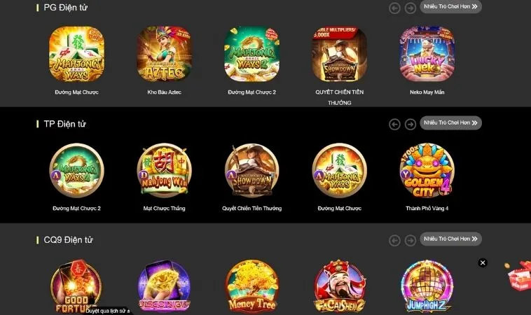 Đa dạng các thể loại game nhanh để trải nghiệm tại King88