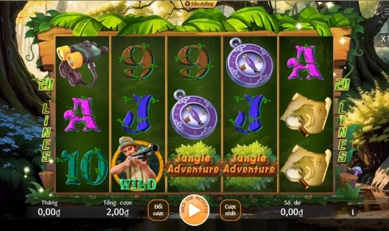 Giao diện chơi Nổ Hũ Rừng Xanh King88